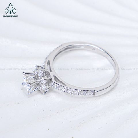 RX754 FULL MOIS 5mm Nhẫn nữ hoa 8 cánh