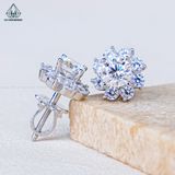  EX568 5mm Bông tai hoa 8 cánh 