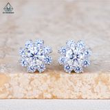  EX568 5mm Bông tai hoa 8 cánh 