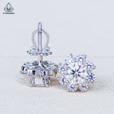  EX568 5mm Bông tai hoa 8 cánh 