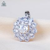  PX328 8.1mm Mặt dây chuyền hoa đá nhọn 