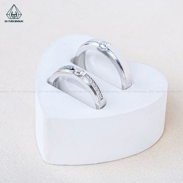  CR177 FULL MOIS Nhẫn đôi 3mm-3.6mm 