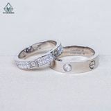  CR182 FULL MOIS Nhẫn đôi Cartier 