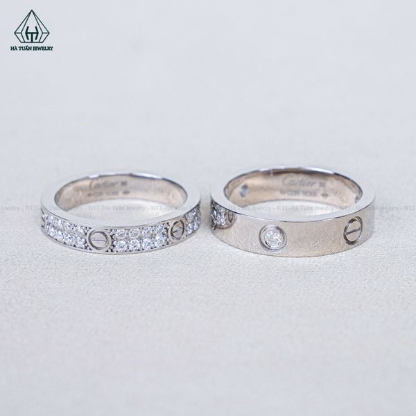  CR182 FULL MOIS Nhẫn đôi Cartier 