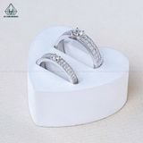  CR183 FULL MOIS Nhẫn đôi 2.8mm-4mm 