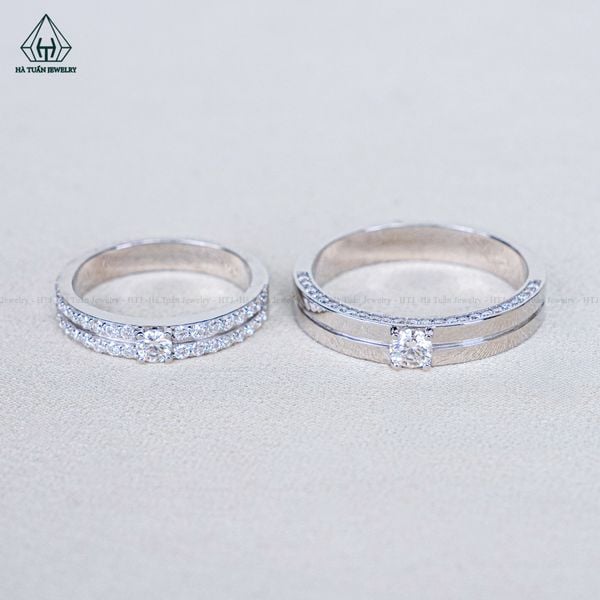  CR184 FULL MOIS Nhẫn đôi 3mm-3.6mm 