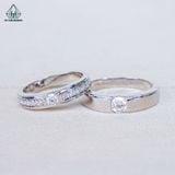  CR185 FULL MOIS Nhẫn đôi 3mm-4mm 