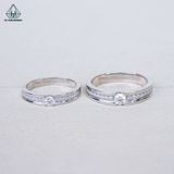  CR186 FULL MOIS Nhẫn đôi 3mm-3.6mm 