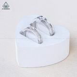  CR186 FULL MOIS Nhẫn đôi 3mm-3.6mm 