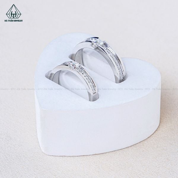  CR186 FULL MOIS Nhẫn đôi 3mm-3.6mm 