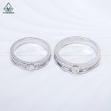  CR186 FULL MOIS Nhẫn đôi 3mm-3.6mm 