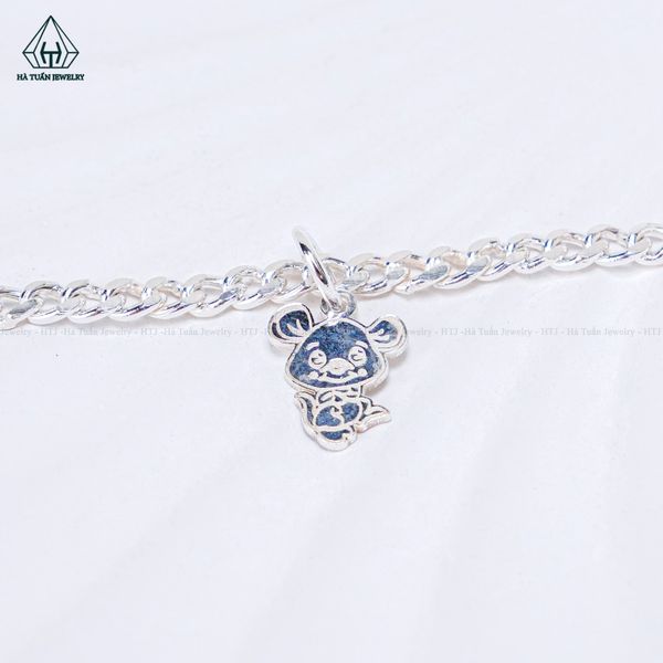  BB043 Lắc bé gắn charm 