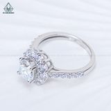  RX650 6.5mm Nhẫn nữ tròn 10 cánh 