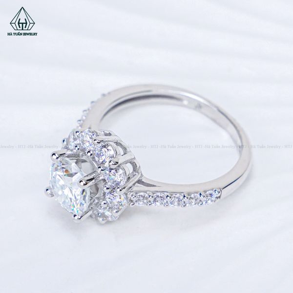  RX650 6.5mm Nhẫn nữ tròn 10 cánh 