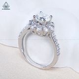  RX650 6.5mm Nhẫn nữ tròn 10 cánh 