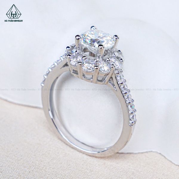  RX650 6.5mm Nhẫn nữ tròn 10 cánh 