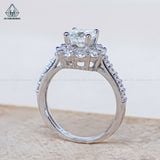  RX650 6.5mm Nhẫn nữ tròn 10 cánh 