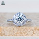  RX650 6.5mm Nhẫn nữ tròn 10 cánh 