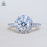  RX650 6.5mm Nhẫn nữ tròn 10 cánh 