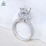  RX645 FULL MOIS 7mm Nhẫn nữ 10 cánh tròn 