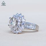  RX653 8.1mm Nhẫn nữ hoa nhọn 