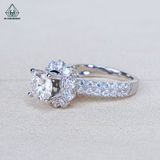  RX645 FULL MOIS 7mm Nhẫn nữ 10 cánh tròn 