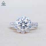  RX645 FULL MOIS 7mm Nhẫn nữ 10 cánh tròn 