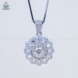  PX331 FULL MOIS 5.4mm Mặt dây chuyền 12 cánh nhọn 