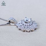  PX331 FULL MOIS 5.4mm Mặt dây chuyền 12 cánh nhọn 