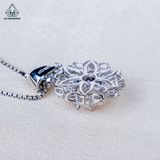  PX331 FULL MOIS 5.4mm Mặt dây chuyền 12 cánh nhọn 