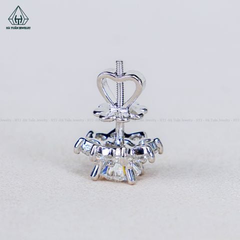 EX682 FULL MOIS 5.4mm Bông tai 8 cánh nhọn