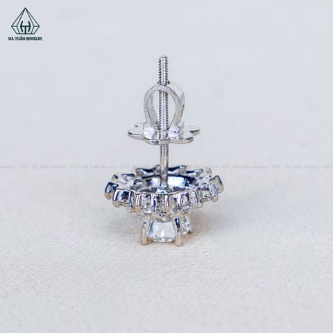 EX677 FULL MOIS 4.5mm Bông tai hoa 12 cánh