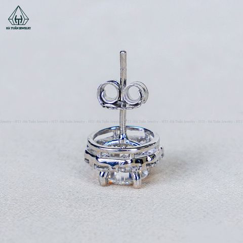 EX688 5.4mm Bông tai hoa đá