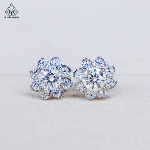 EX693 3.6mm Bông tai hoa 8 cánh