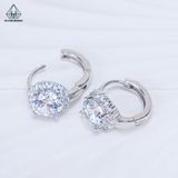  E138 Bông tai khoen halo tròn 