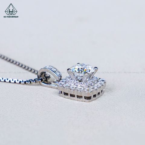 PX448 FULL MOIS 5.4mm Mặt dây chuyền vuông