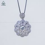  PX336 6.5mm Mặt dây chuyền hoa tròn 