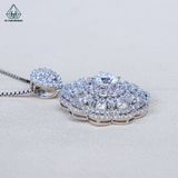  PX336 6.5mm Mặt dây chuyền hoa tròn 