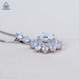  PX341 7.2mm Mặt dây hoa đá nhọn 10 cánh 