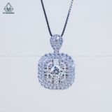  PX344 6.5mm Mặt dây chuyền vuông 