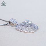  PX344 6.5mm Mặt dây chuyền vuông 