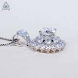  PX347 8.1mm Mặt dây chuyền hoa thanh nhọn 