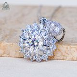  PX347 8.1mm Mặt dây chuyền hoa thanh nhọn 