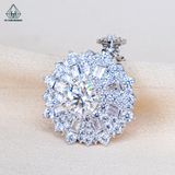  PX349 7.2mm Mặt dây chuyền phối baguette 