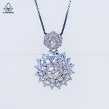  PX355 5mm Mặt dây chuyền viền hoa nhọn khoen hoa 