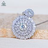  PX358 5.4mm Mặt dây tấm baguette khoen đá 