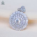  PX358 5.4mm Mặt dây tấm baguette khoen đá 