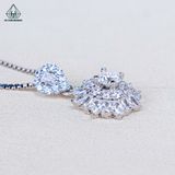  PX357 4.5mm Mặt dây hoa nhọn baguette 