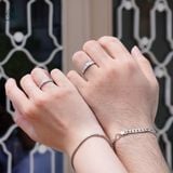  CR183 FULL MOIS Nhẫn đôi 3mm-4mm 