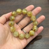  S011 VÒNG ĐÁ THẠCH ANH TÓC VÀNG 